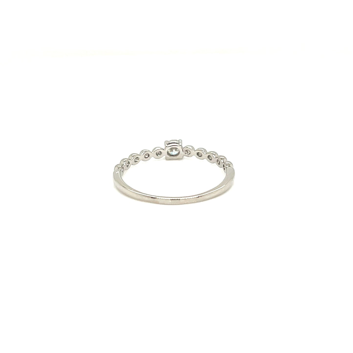 4-prong Dia Beads Ring 0.1ct