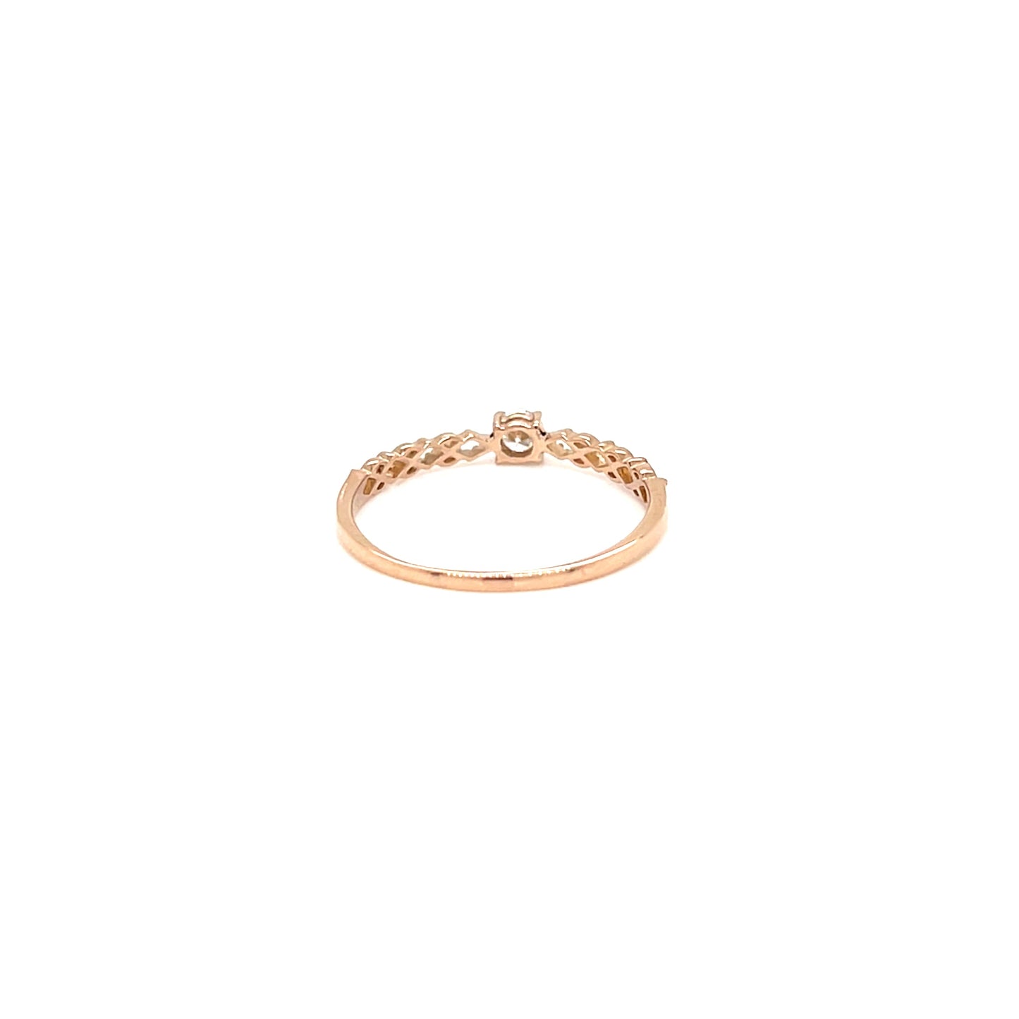 4-prong Dia Antique Ring 0.1ct