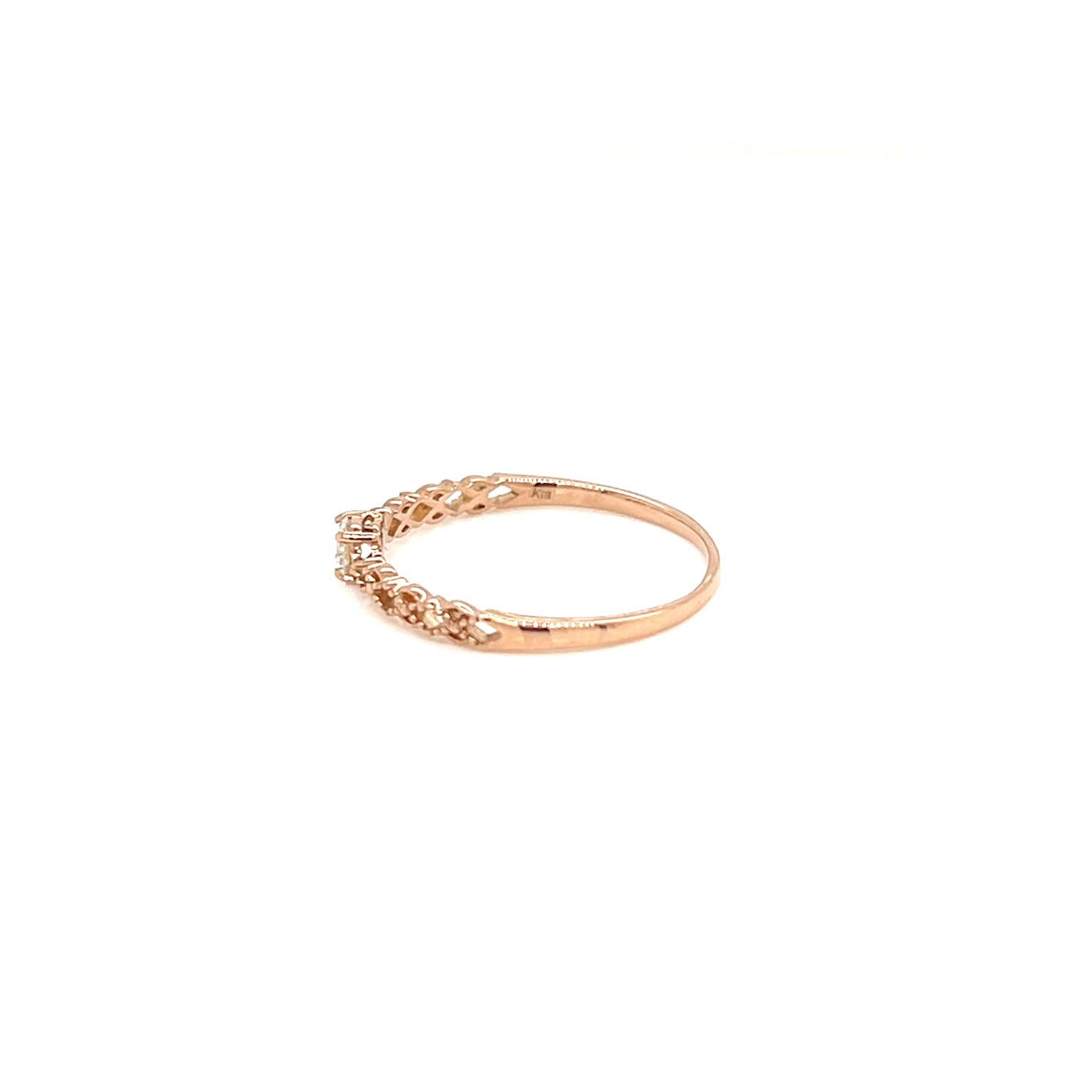 4-prong Dia Antique Ring 0.1ct