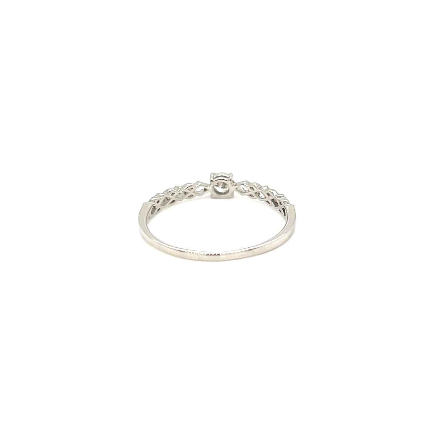 4-prong Dia Antique Ring 0.1ct