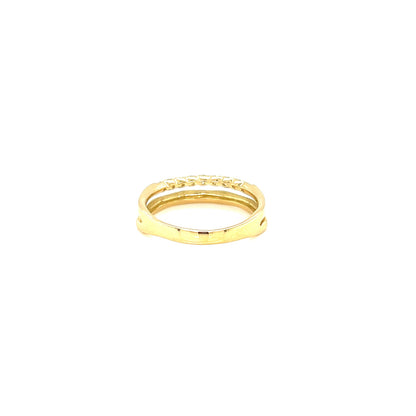 Double Line Edge Ring 0.2ct