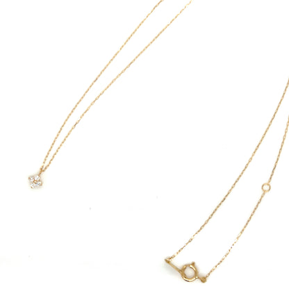 Clover Necklace 0.05ct