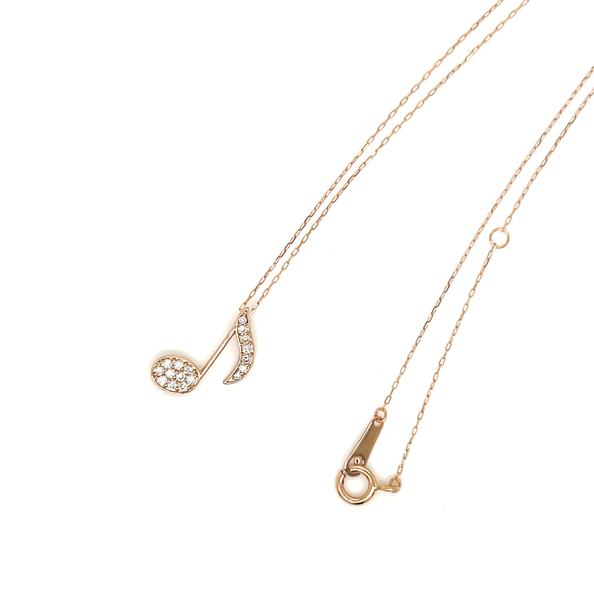 Whole Dia Note Necklace 0.1ct