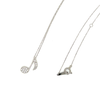 Whole Dia Note Necklace 0.1ct