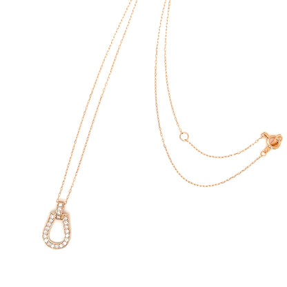 Whole Dia Horseshoe N Necklace 0.2ct