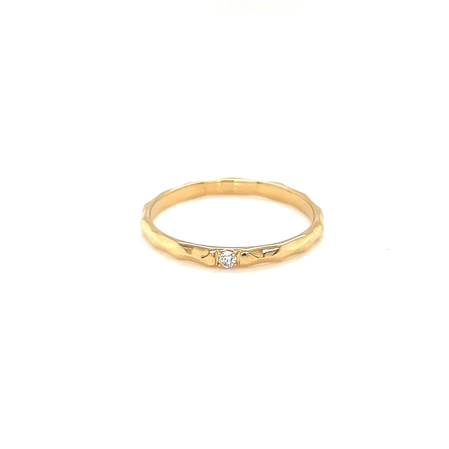 Single Dia Rough ring 0.02ct