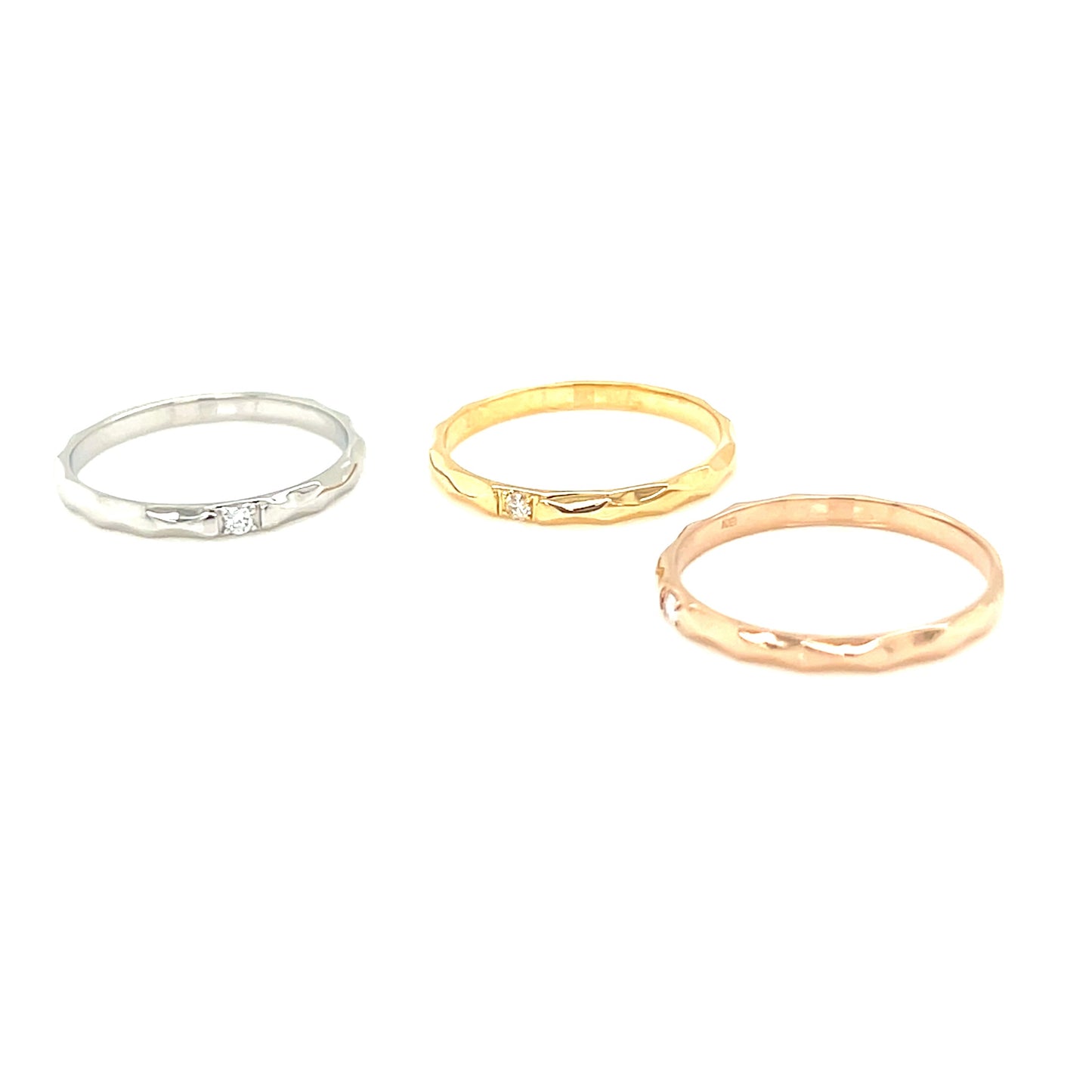 Single Dia Rough ring 0.02ct