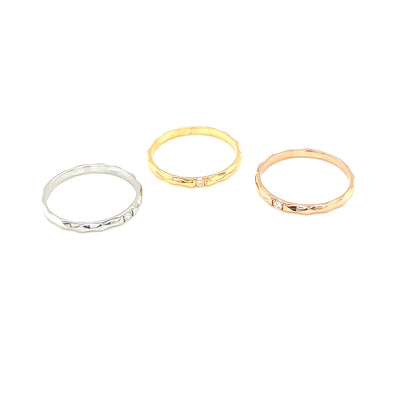 Single Dia Rough ring 0.02ct