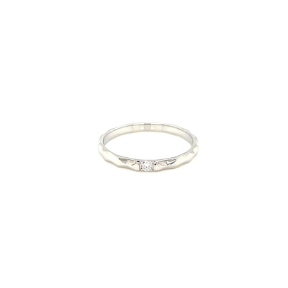 Single Dia Rough ring 0.02ct