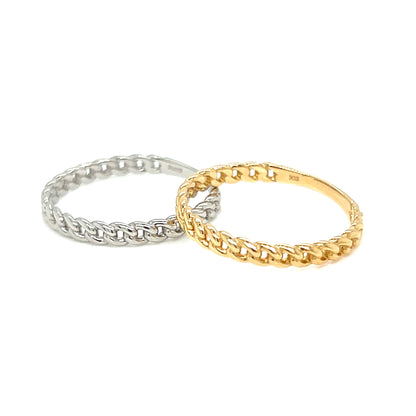 Gold Link Ring