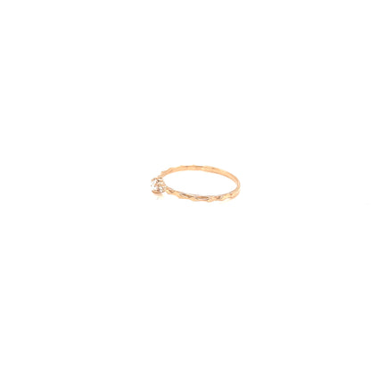 Rose cut Dia Rough ring 0.08/0.02ct