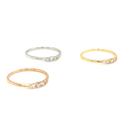 Pinky 5 Dia Ring 0.08ct
