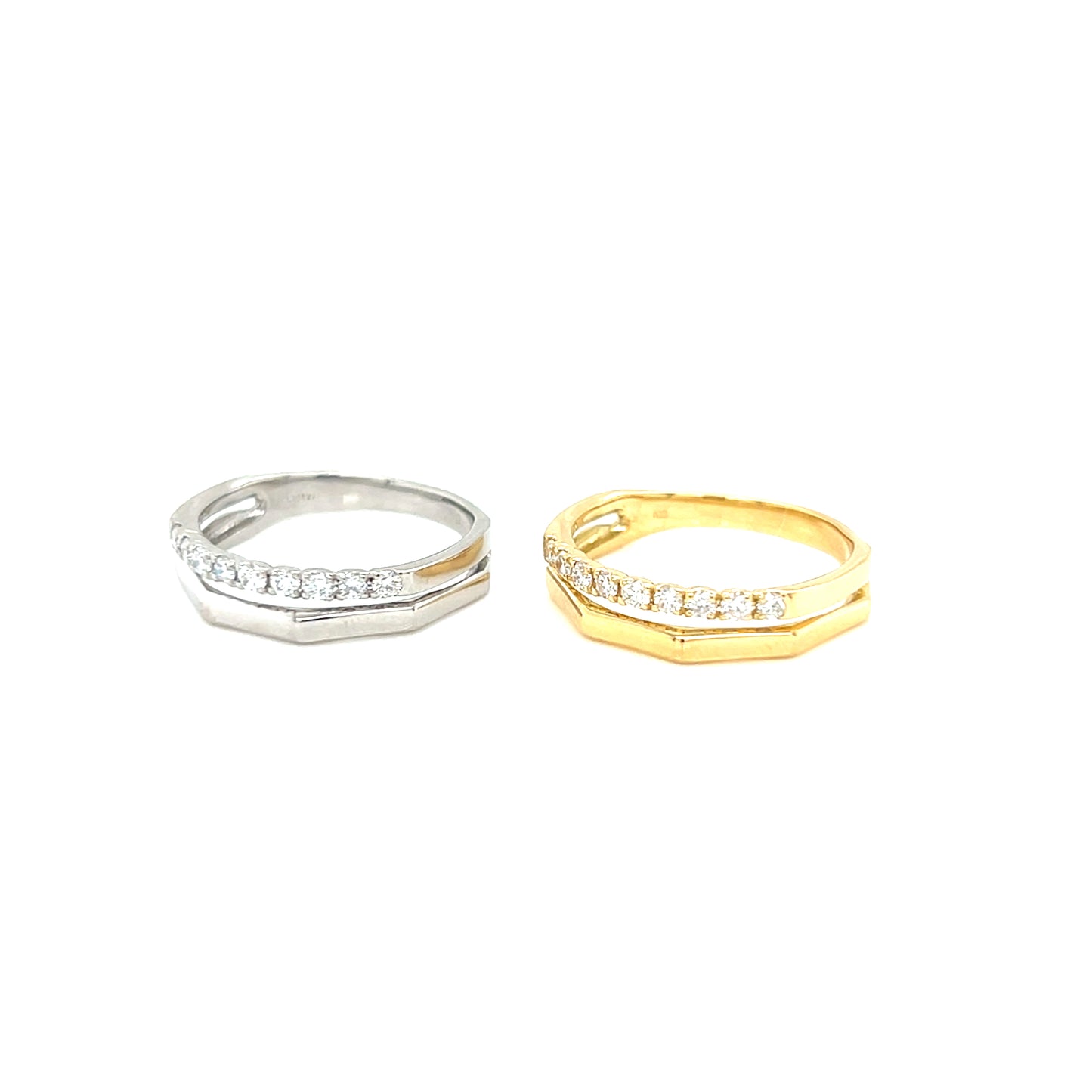 Double Line Edge Ring 0.2ct