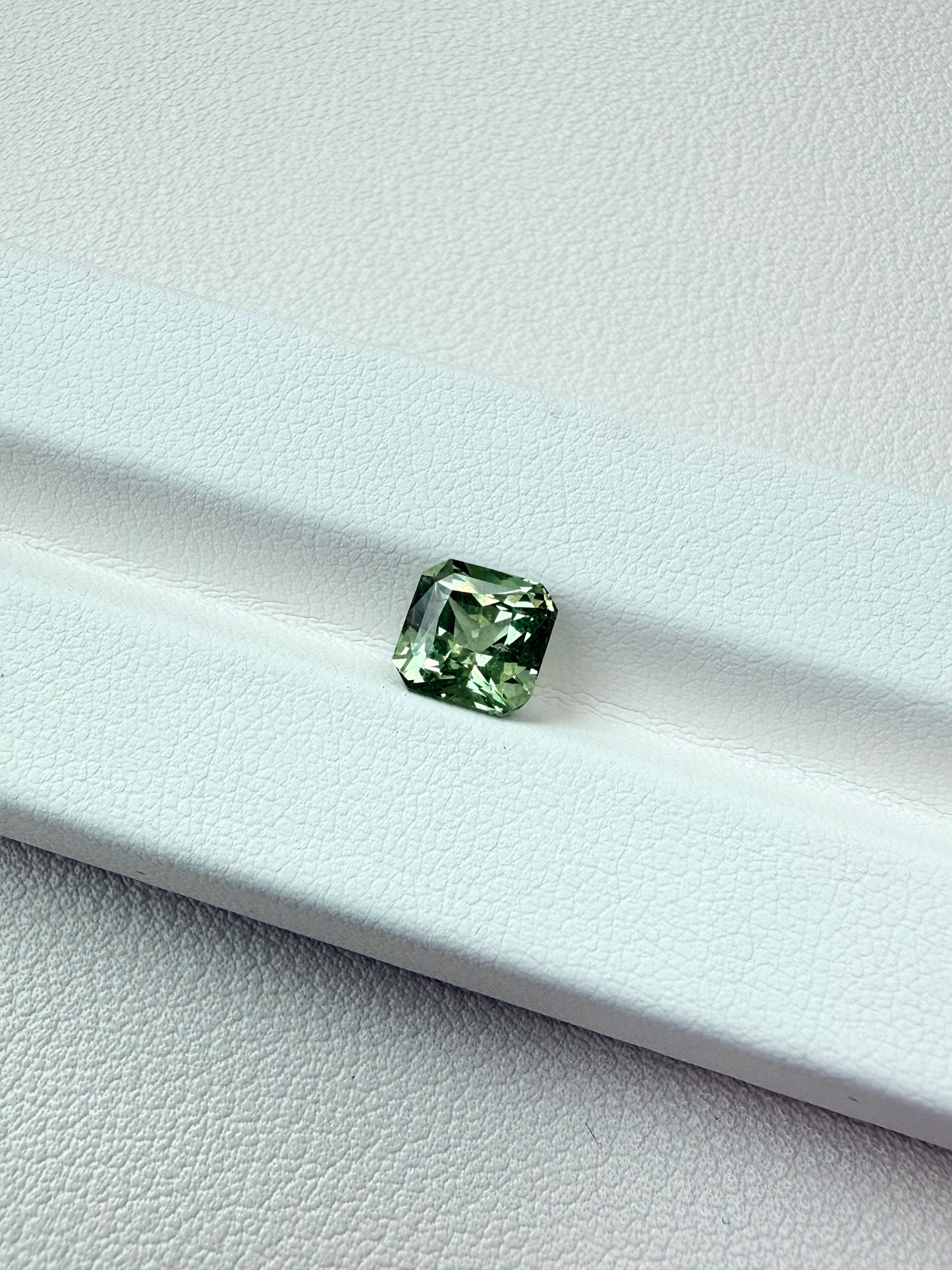 Neon Green Tsavorite Carat: 2.05ct Asscher cut