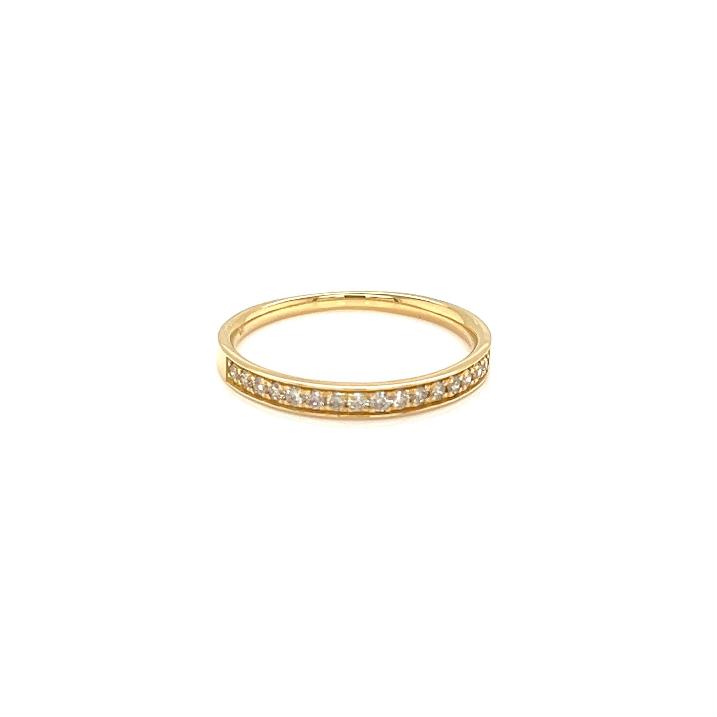 Half Channel Ring N 0.2ct