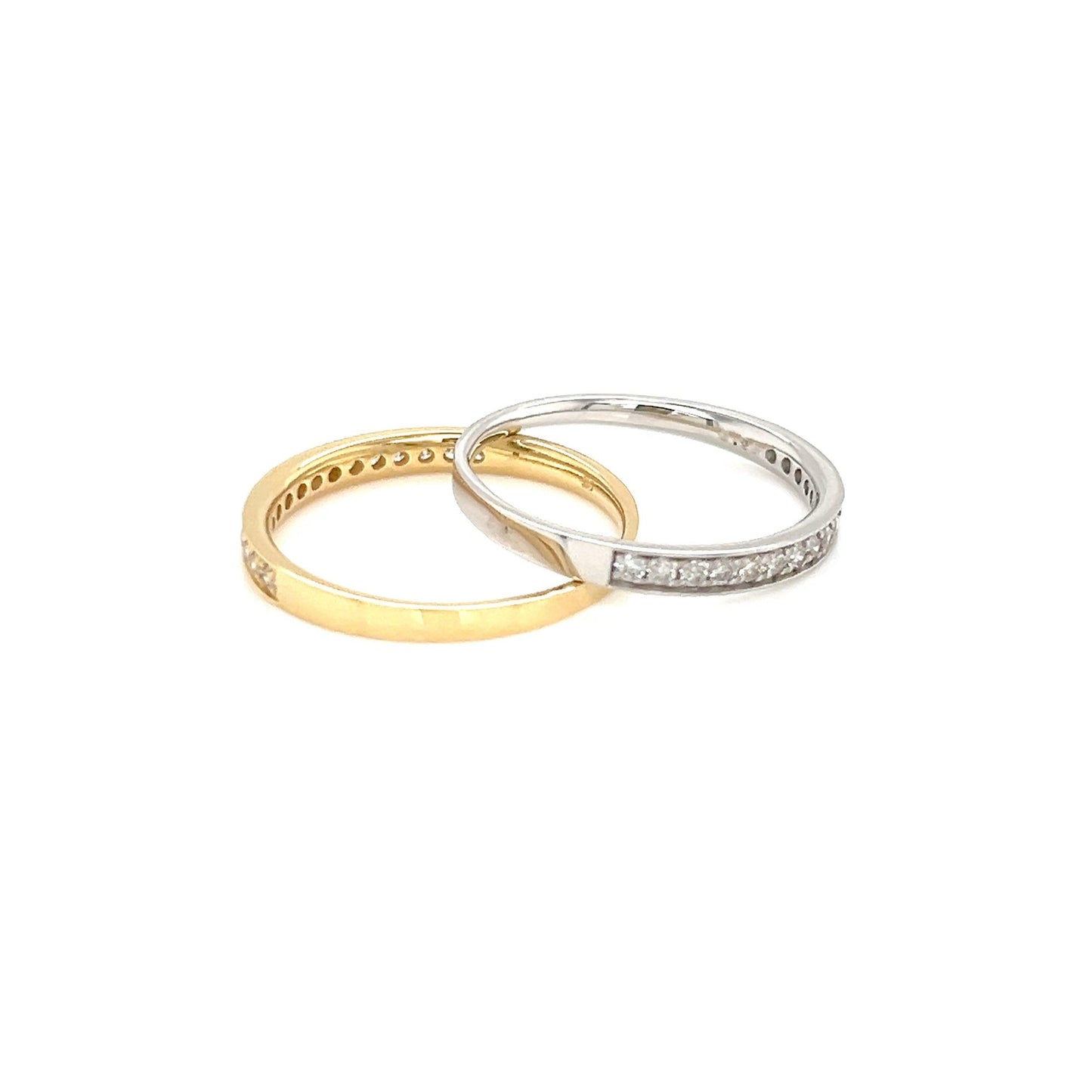 Half Channel Ring N 0.2ct