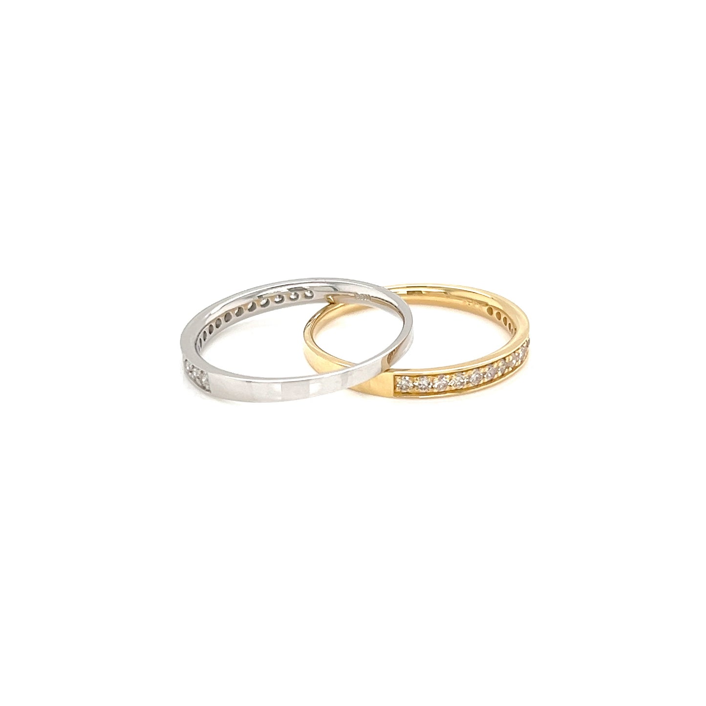 Half Channel Ring N 0.2ct