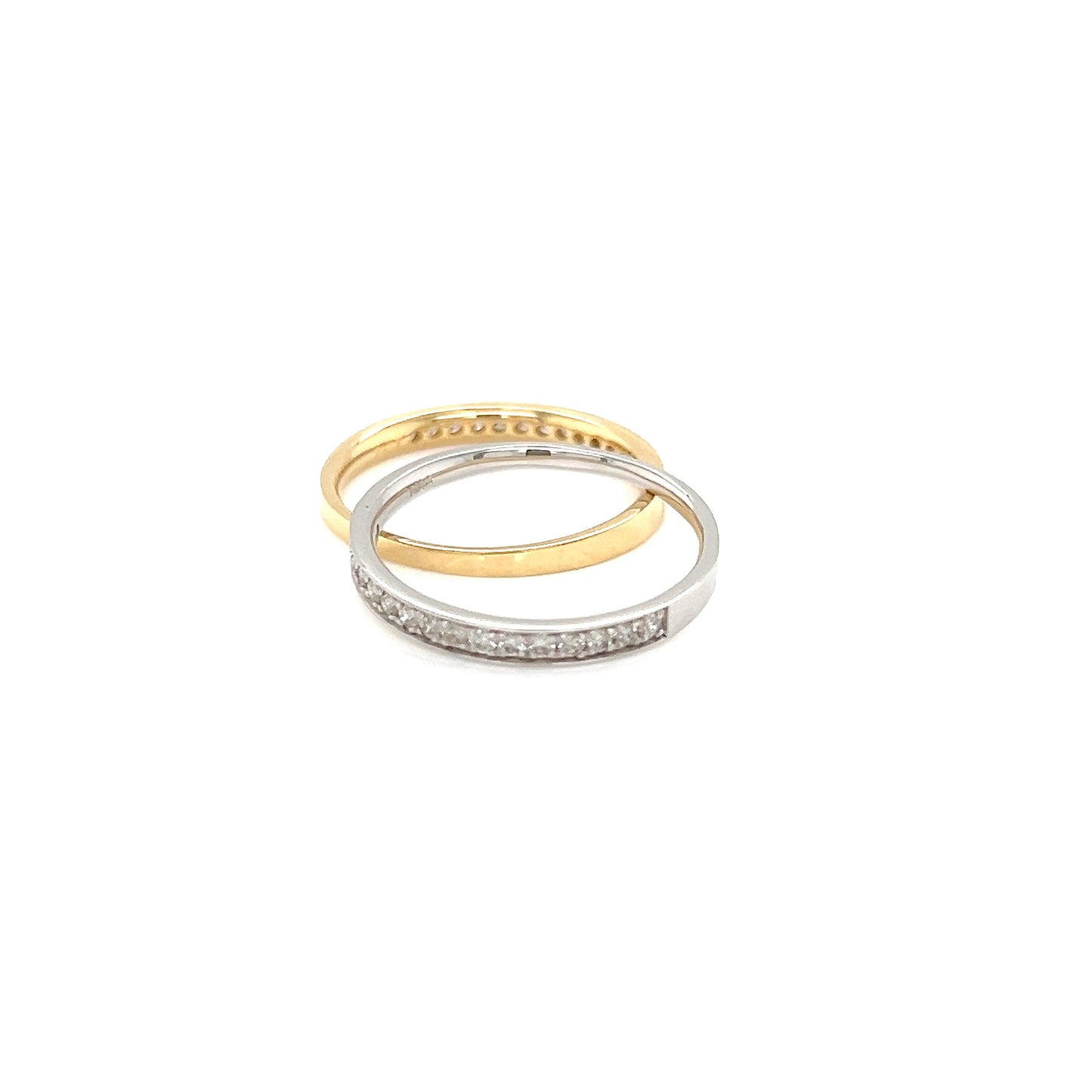 Half Channel Ring N 0.2ct