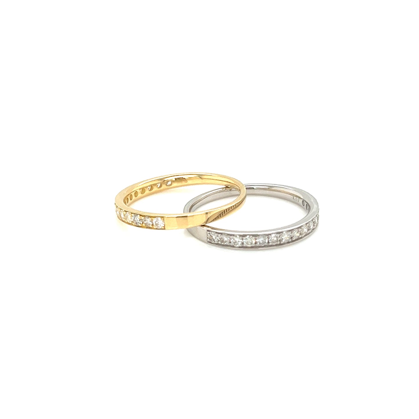 Half Channel Ring N 0.3ct