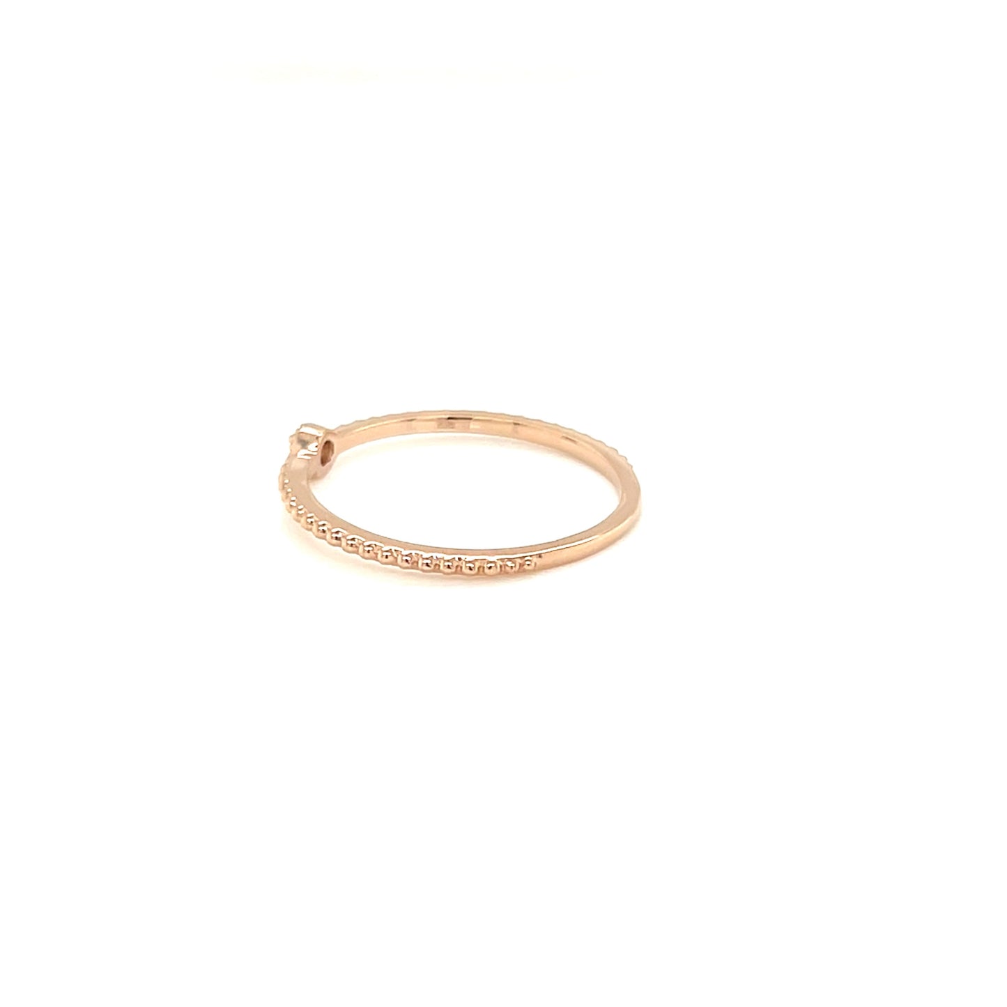 Single Dia Bezel Saw Ring 0.03ct