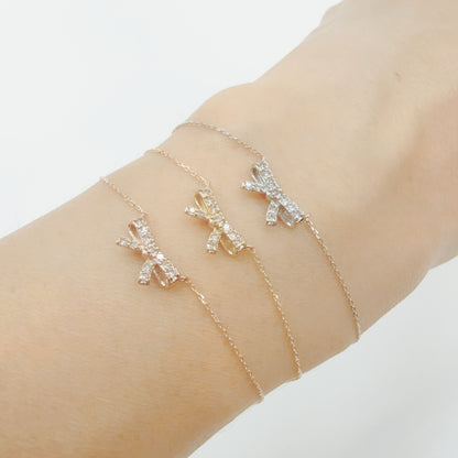 Ribbon Bracelet 0.1ct