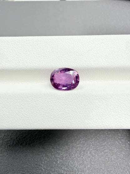 Rich Violet Sapphire – 2.1ct Cushion Cut
