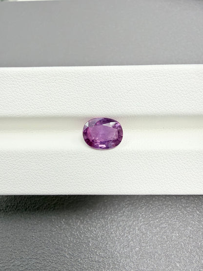 Rich Violet Sapphire – 2.1ct Cushion Cut