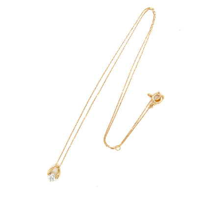 HC Waterdrop Rhombus Necklace 0.15ct