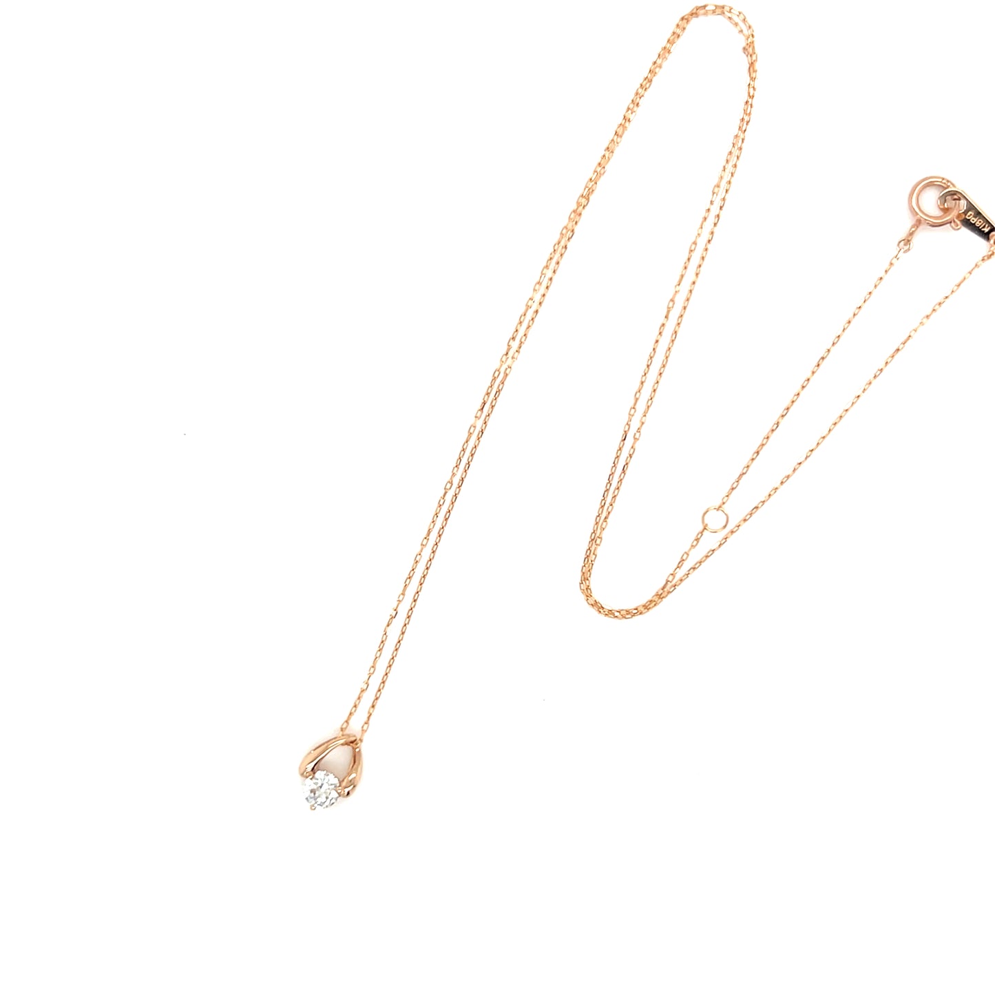 HC Waterdrop Rhombus Necklace 0.15ct