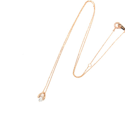 HC Waterdrop Rhombus Necklace 0.15ct