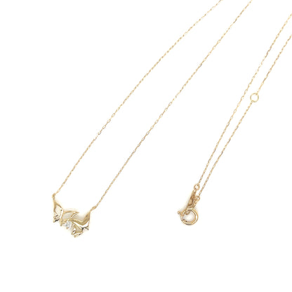 Single Dia Trio Butterfly Necklace 0.03ct