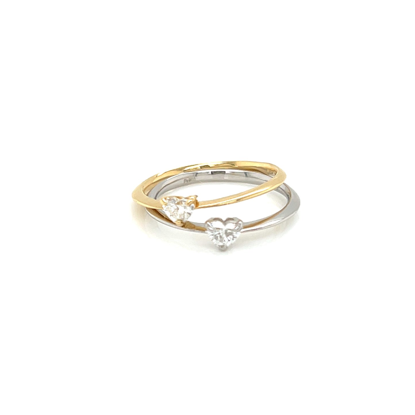 Single Heart Dia Ring 0.1ct