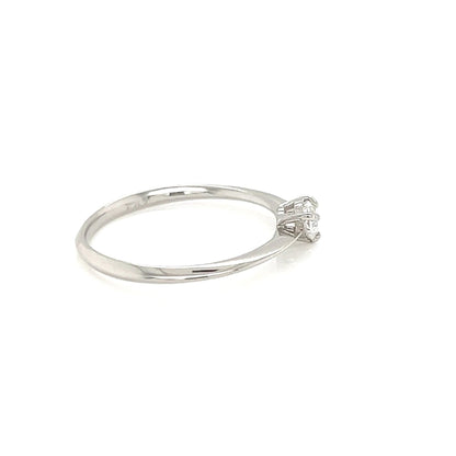 Single Heart Dia Ring 0.1ct