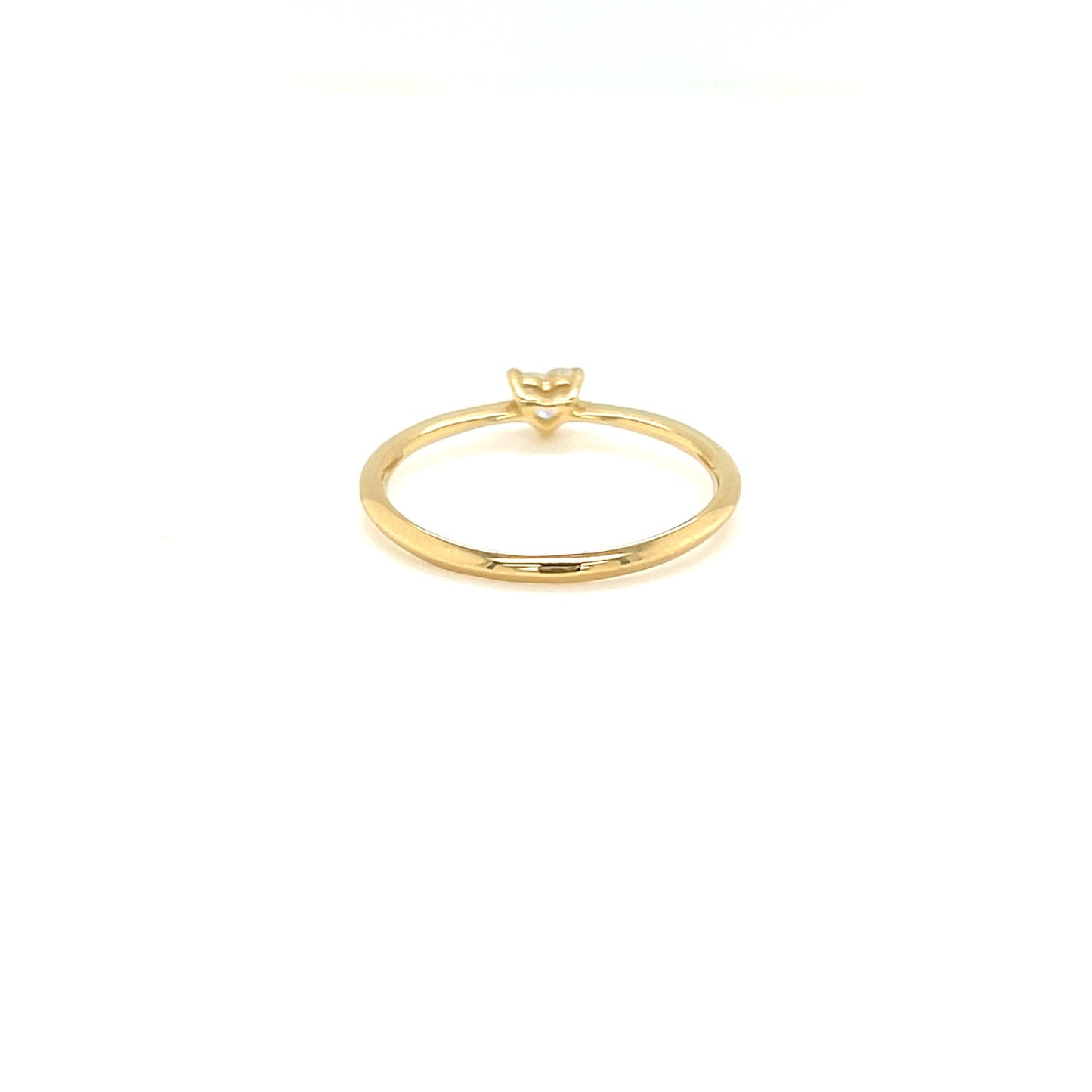 Single Heart Dia Ring 0.1ct