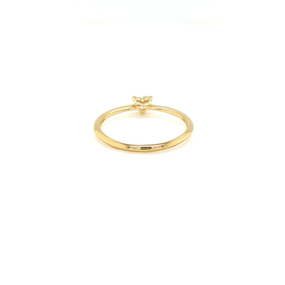 Single Heart Dia Ring 0.1ct