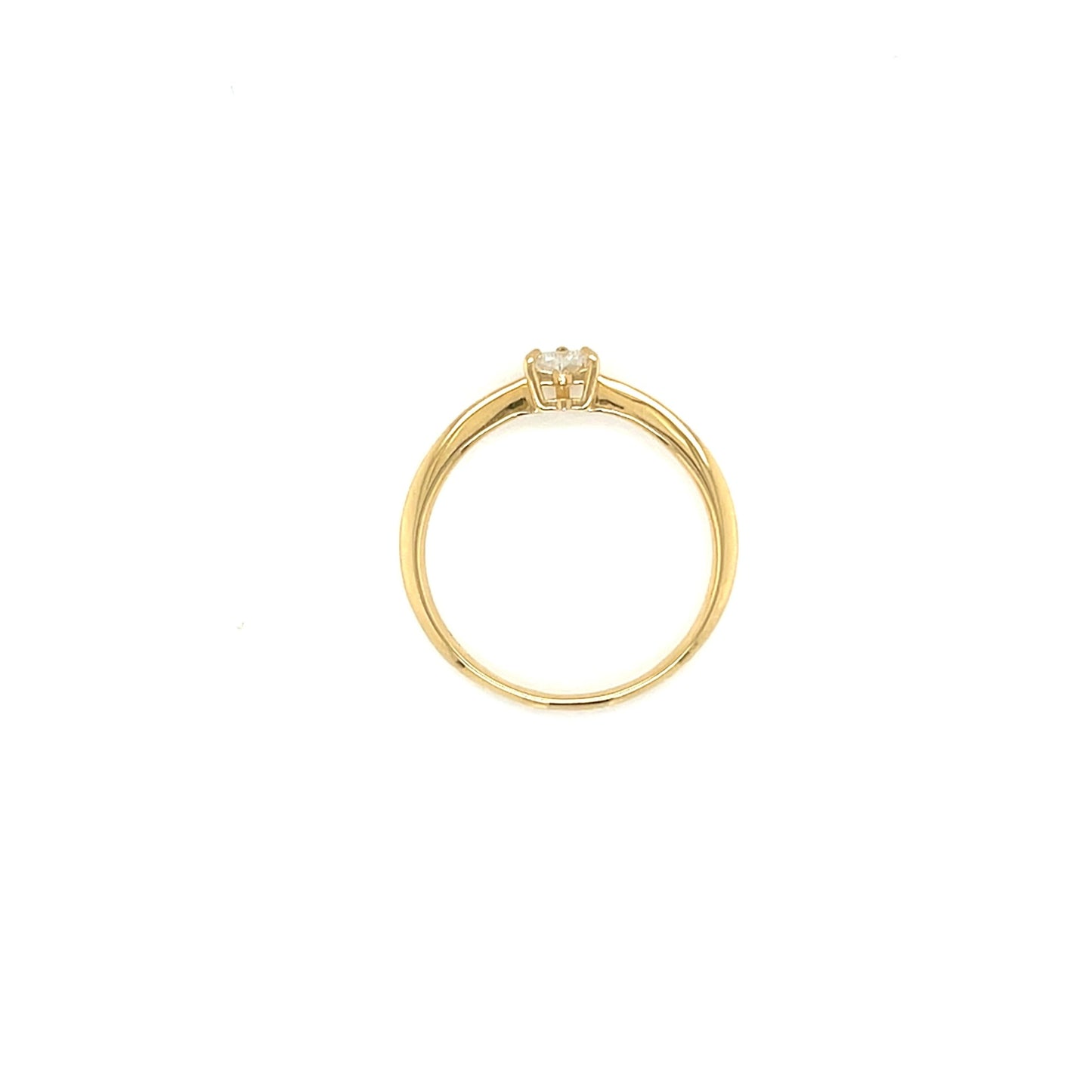 Single Heart Dia Ring 0.1ct