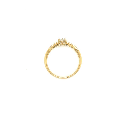 Single Heart Dia Ring 0.1ct