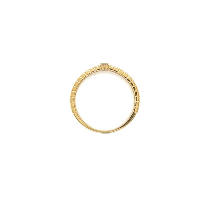 Single Dia Gold Line ring 0.06ct