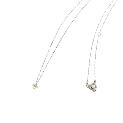 Peridot Clover Necklace