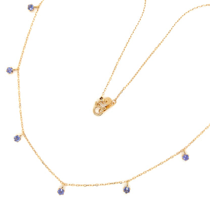 Tanzanite Station N Necklace 0.5ct