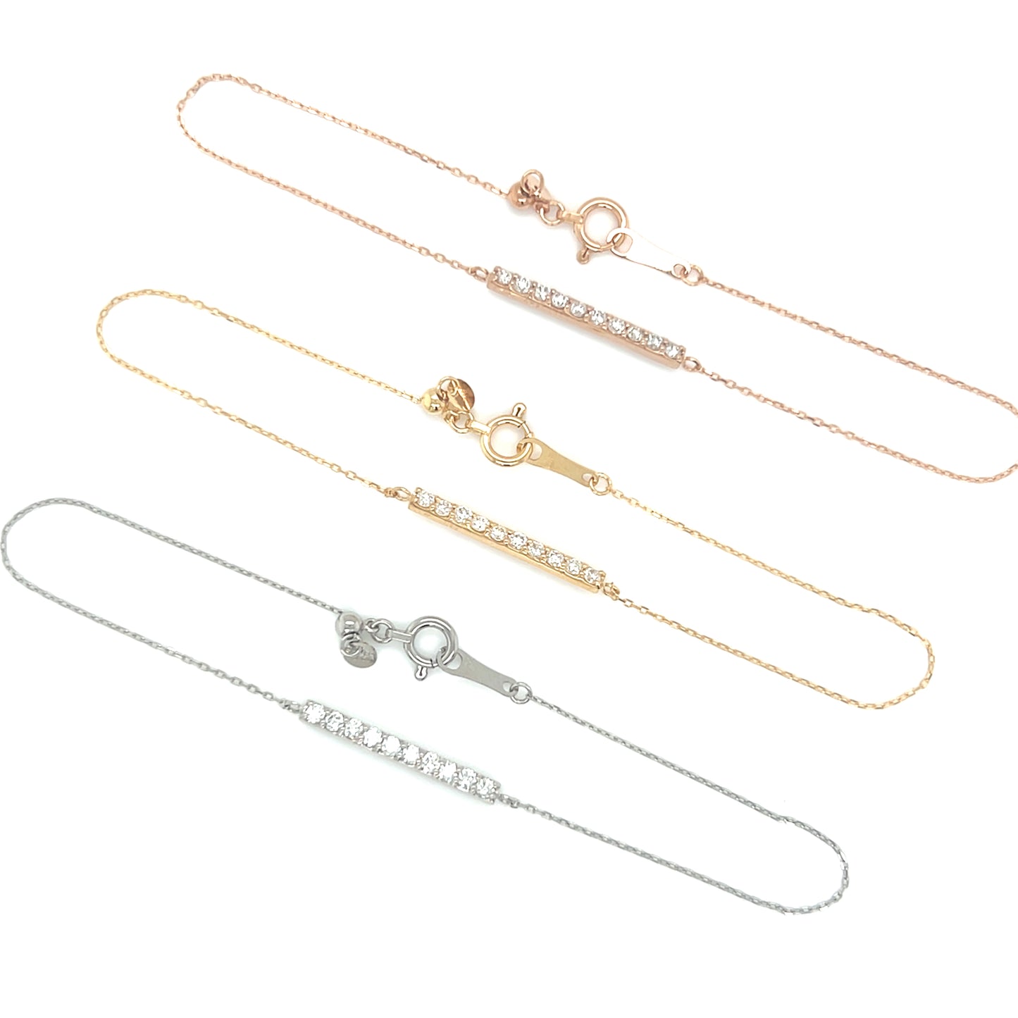 10 Dia Row Bracelet 0.2ct