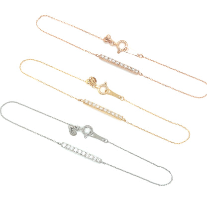 10 Dia Row Bracelet 0.2ct