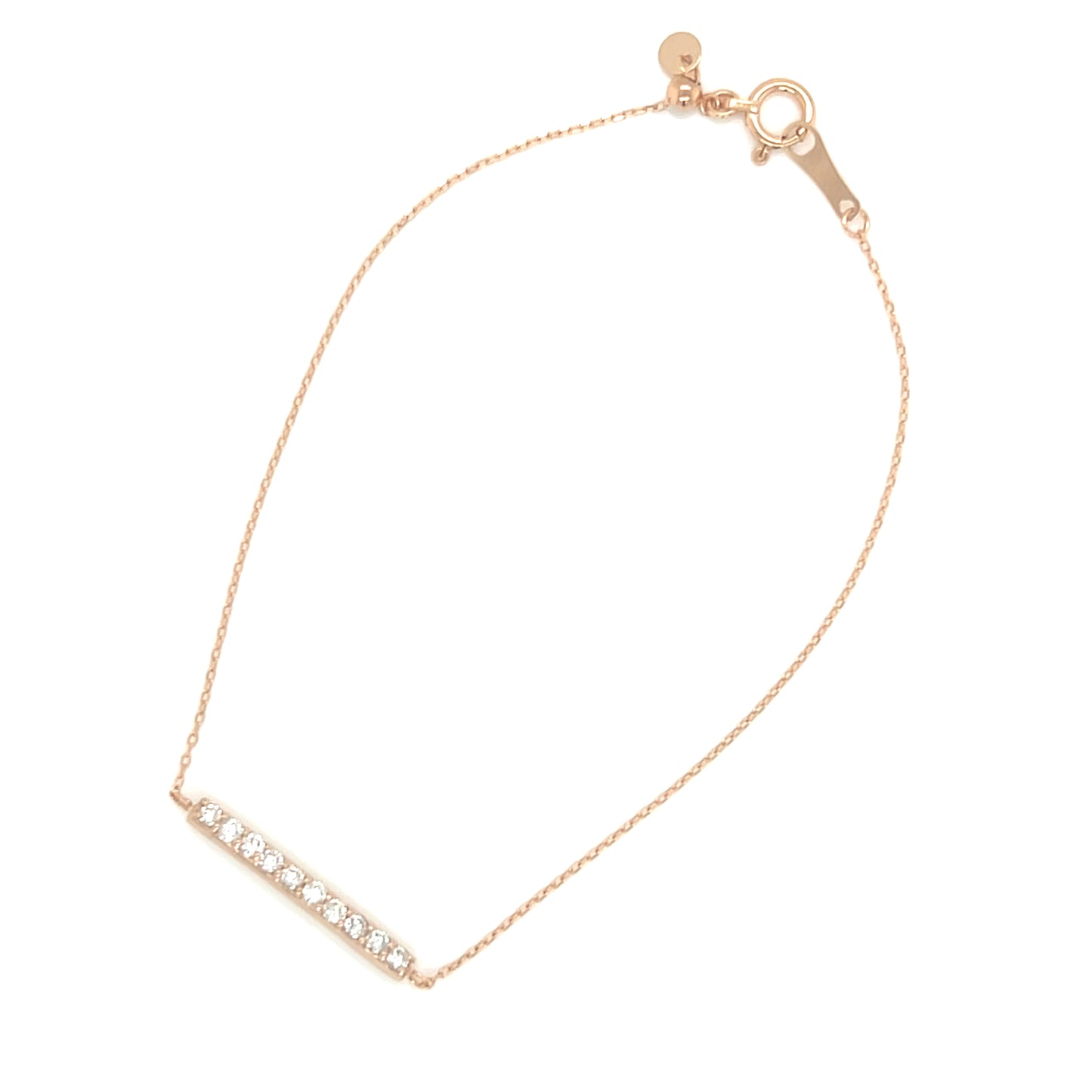 10 Dia Row Bracelet 0.2ct