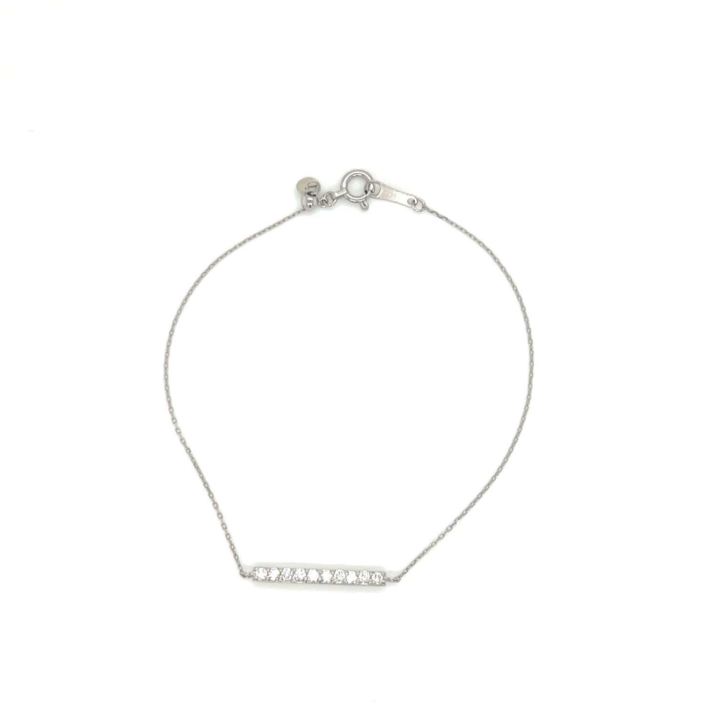 10 Dia Row Bracelet 0.2ct
