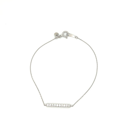 10 Dia Row Bracelet 0.2ct