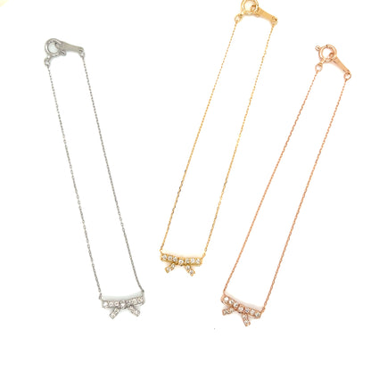 Ribbon Bracelet 0.1ct