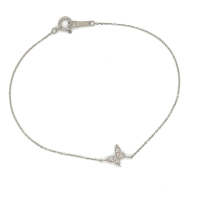 Single Butterfly Bracelet 0.05ct