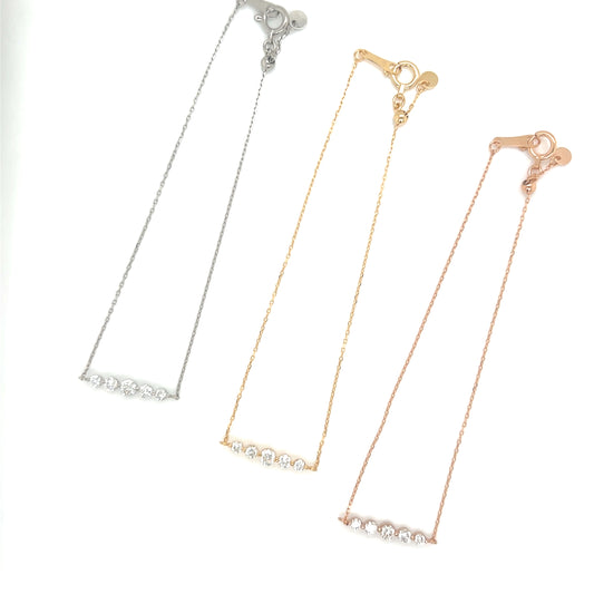 Gradual 5 Dia Bracelet 0.2ct