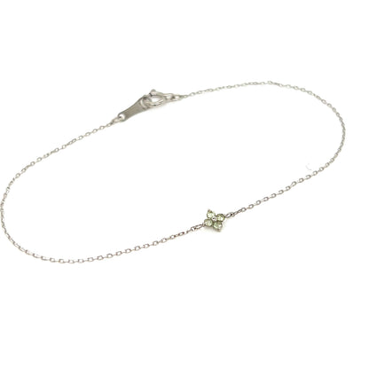 Peridot Clover Bracelet