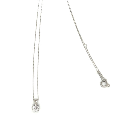 Pink Dia Hexagram Star V Necklace 0.01/0.08ct